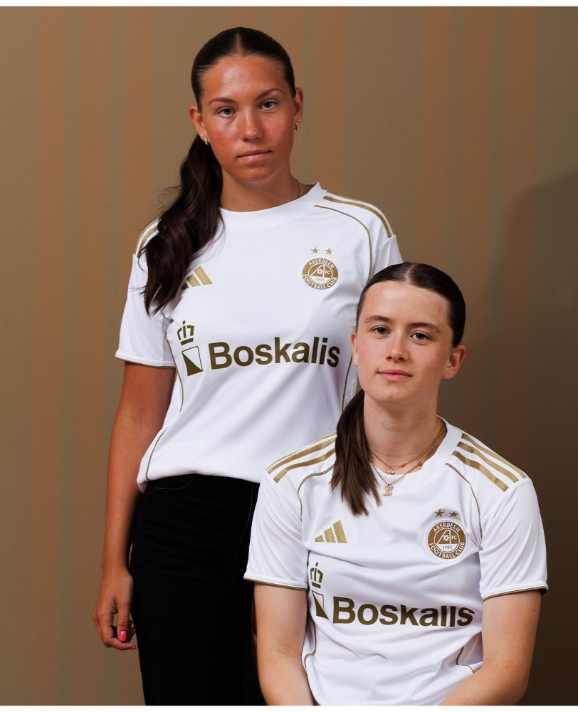 Camisa europeia do Aberdeen FC 2025-2026 é revelada pela adidas