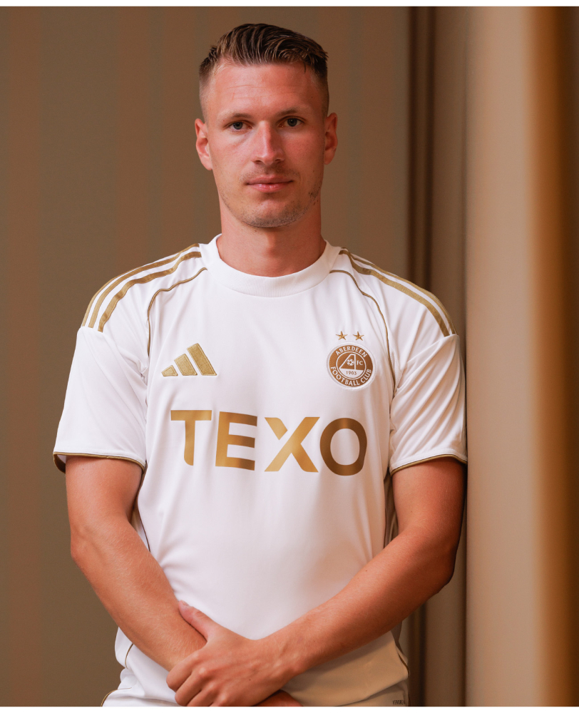 Camisa europeia do Aberdeen FC 2025-2026 é revelada pela adidas