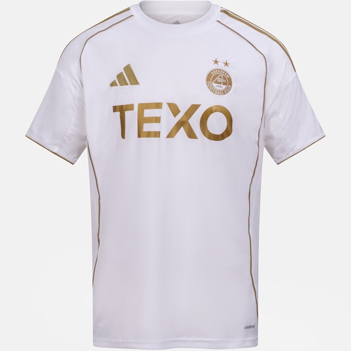 Camisa europeia do Aberdeen FC 2025-2026 é revelada pela adidas