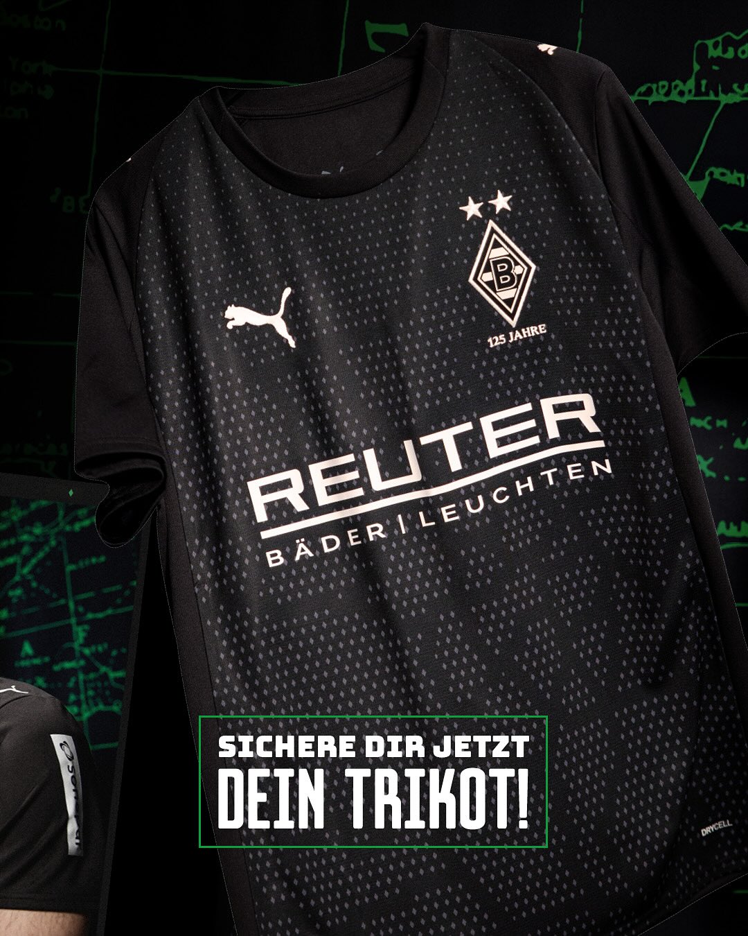 Terceira camisa do Borussia Mönchengladbach 2025-2026 é lançada pela PUMA