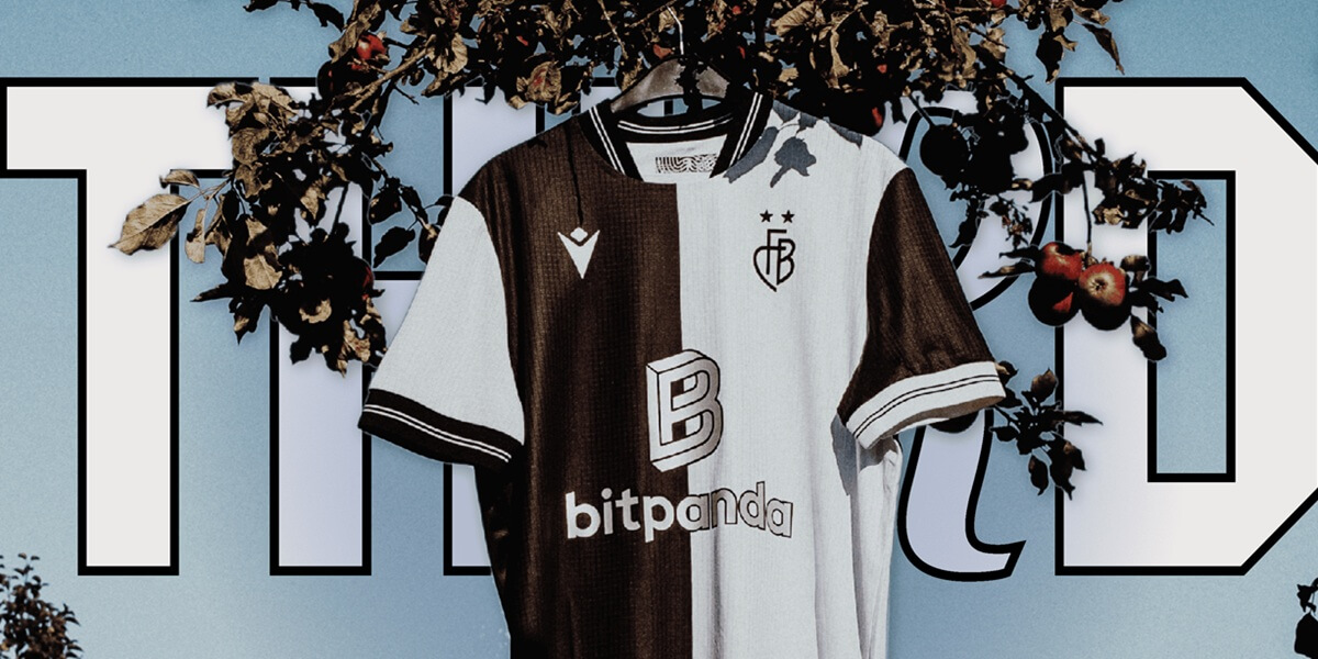 Terceira camisa do FC Basel 2025-2026 é lançada pela Macron