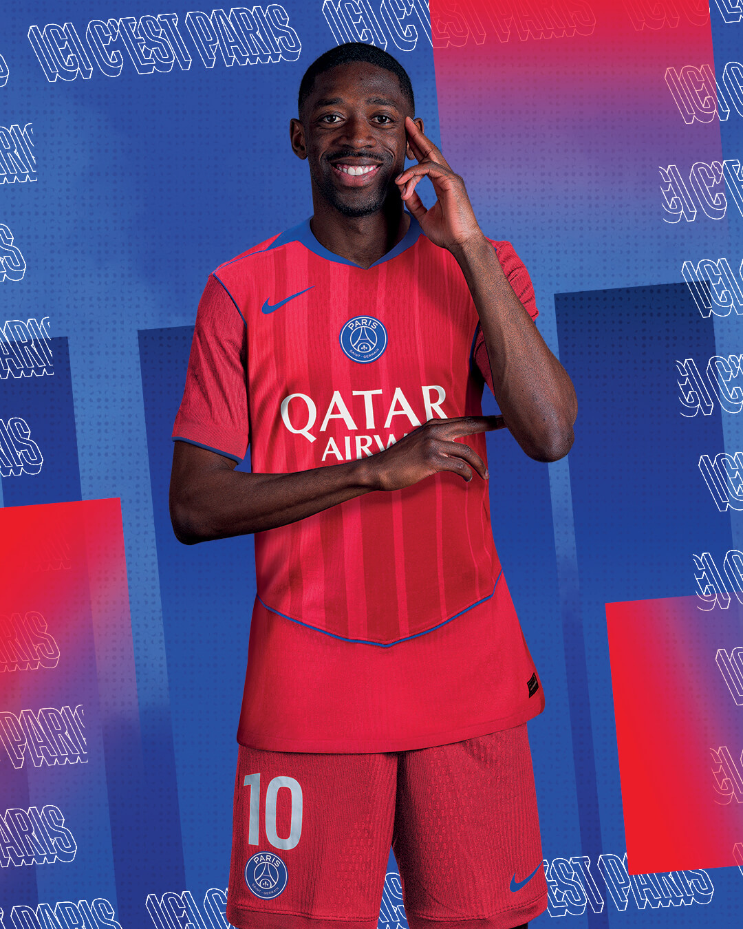 Terceira camisa Total 90 do PSG 2025-2026 Nike