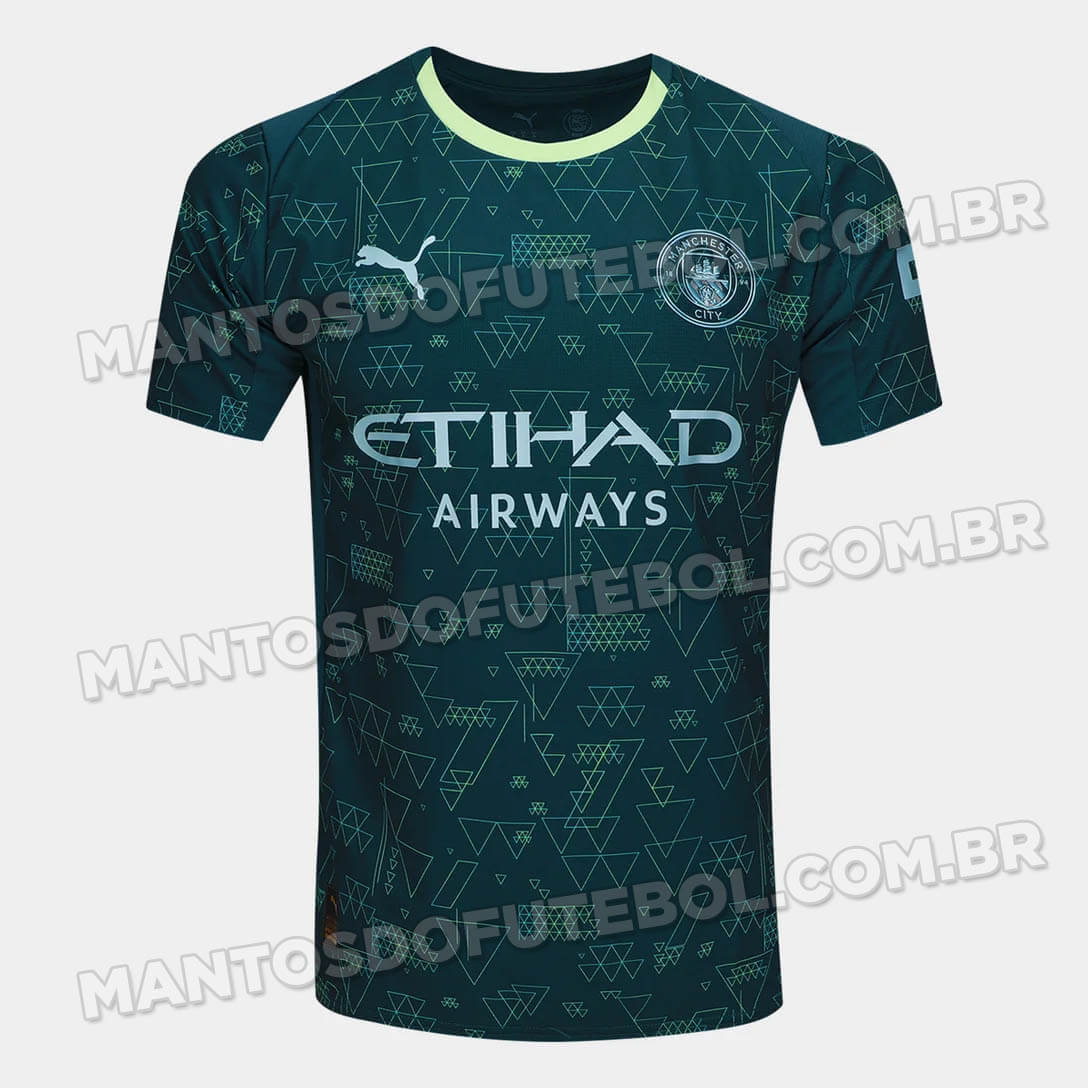 Quarta camisa do Manchester City 2025-2026 EA FC x PUMA