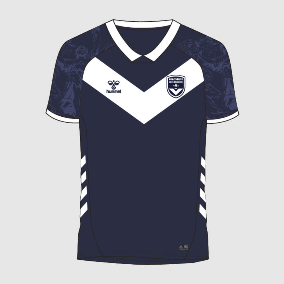 Camisas do Girondins de Bordeaux 2025-2026 Hummel