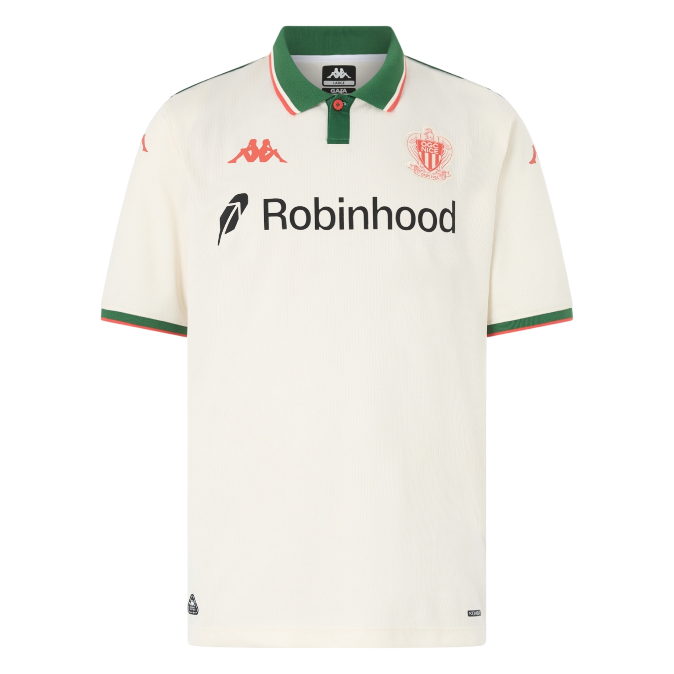'Nice la Belle' Camisa reserva do OGC Nice 2025-2026 é lançada pela Kappa