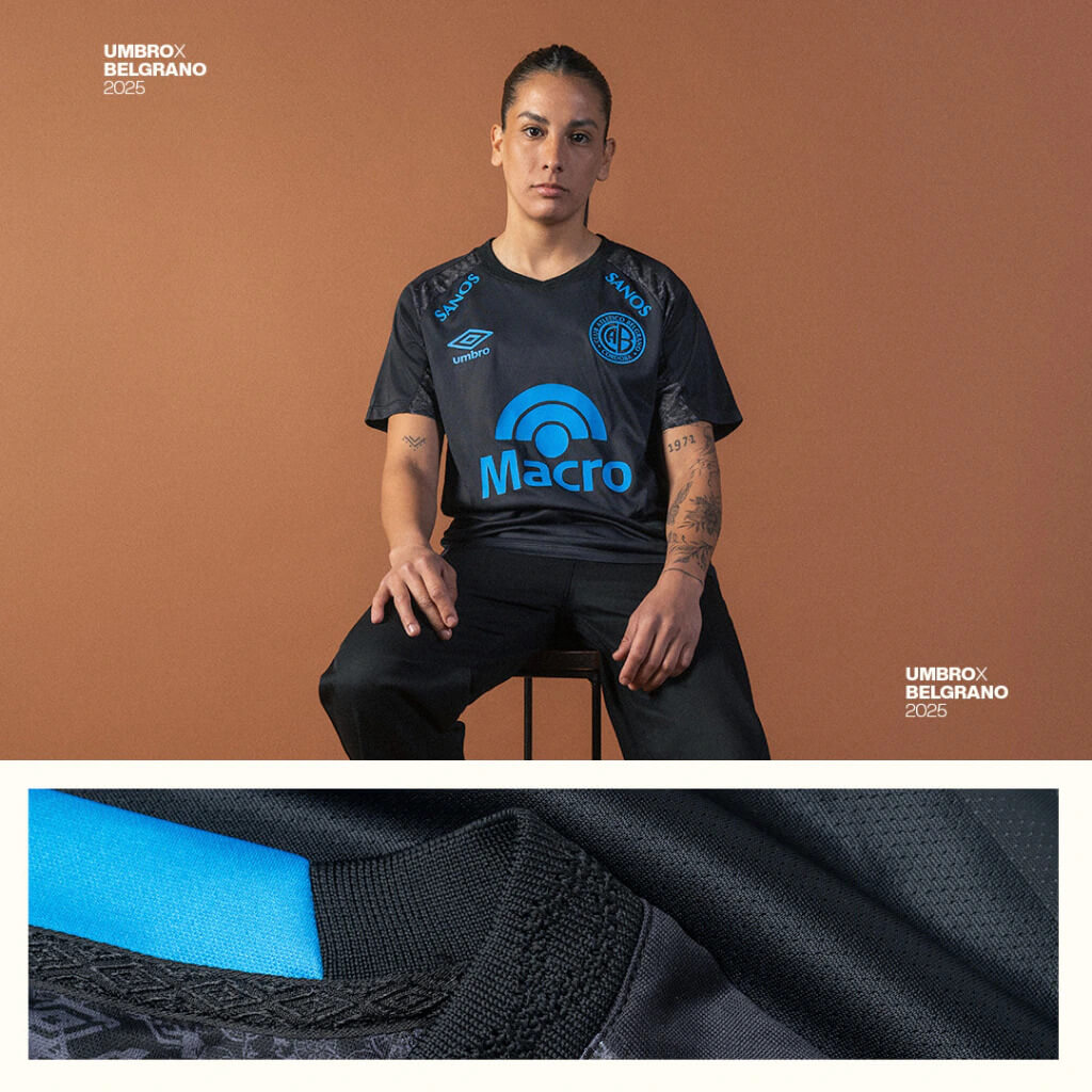 Camisas do Club Belgrano 2025-2026 são apresentadas pela Umbro