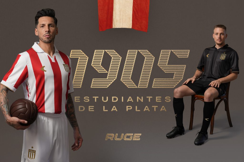 Camisas de 120 anos do Estudiantes de La Plata são lançadas pela Ruge