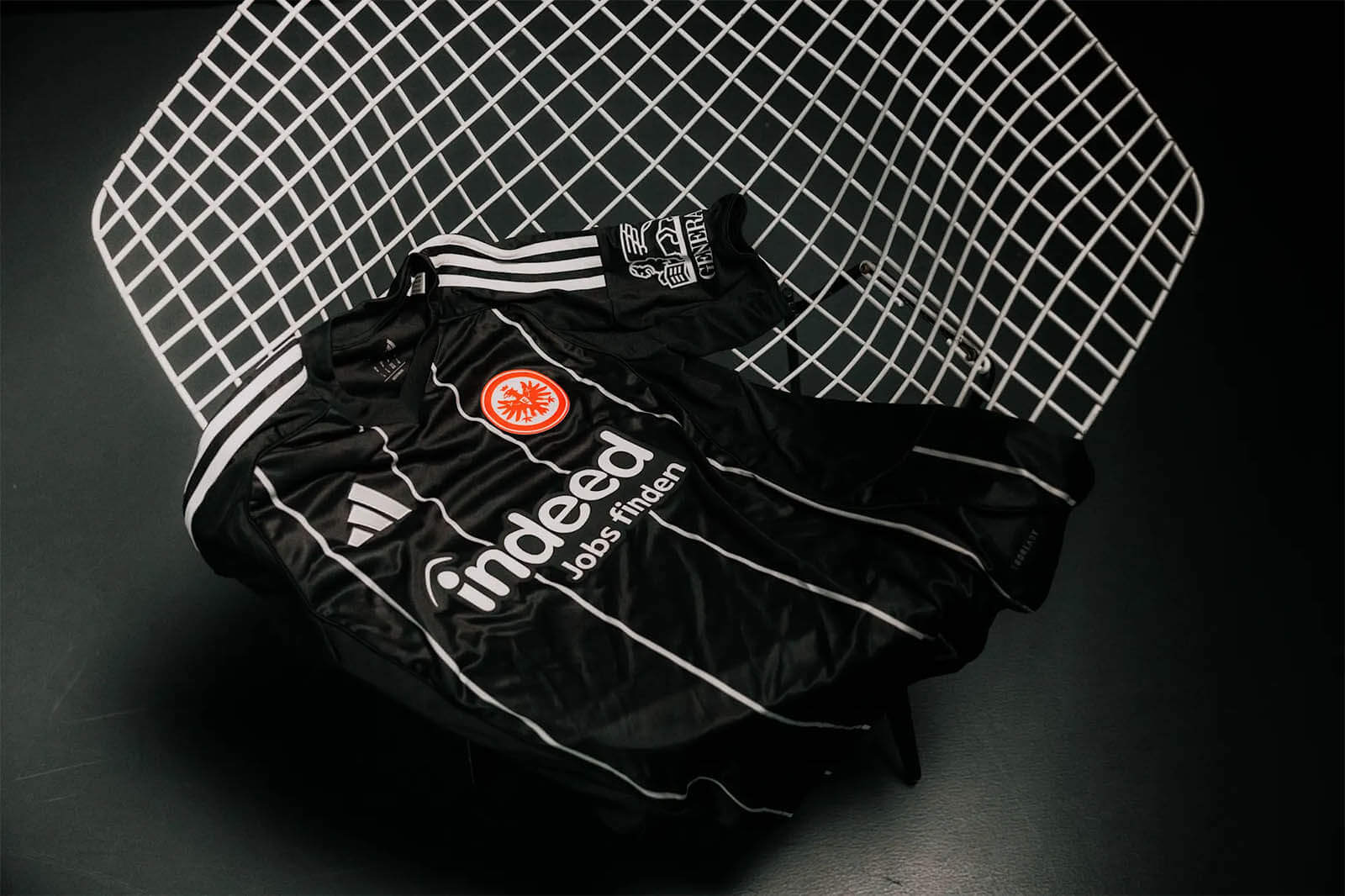 Camisa Champions League do Eintracht Frankfurt 2025-2026 Adidas