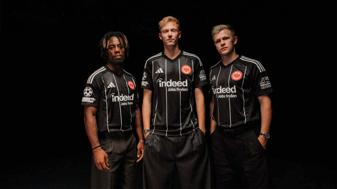 Camisa Champions League do Eintracht Frankfurt 2025-2026 Adidas