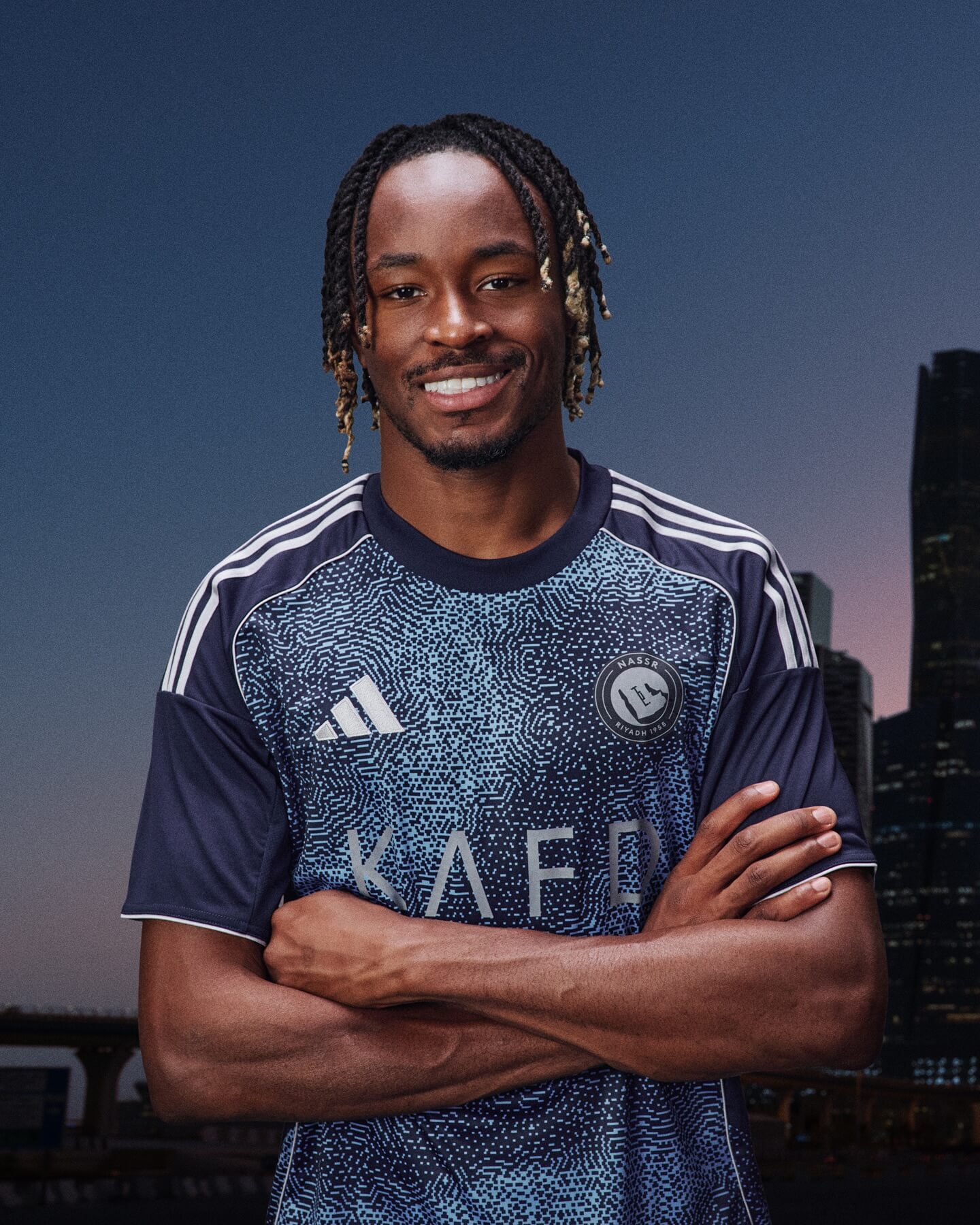 Camisa reserva do Al-Nassr 2025-2026 adidas