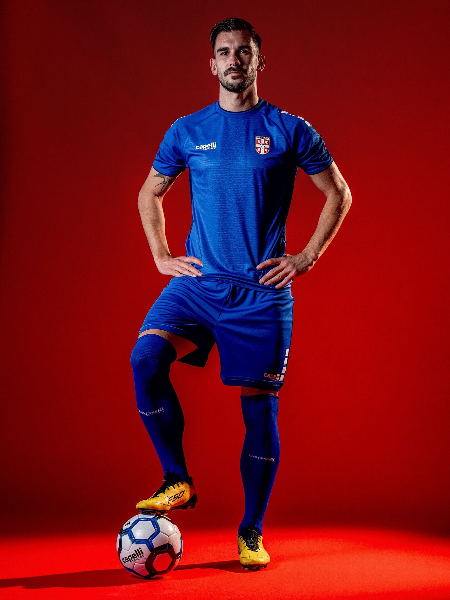 Camisas da Sérvia 2025-2026 Capelli Sport Home