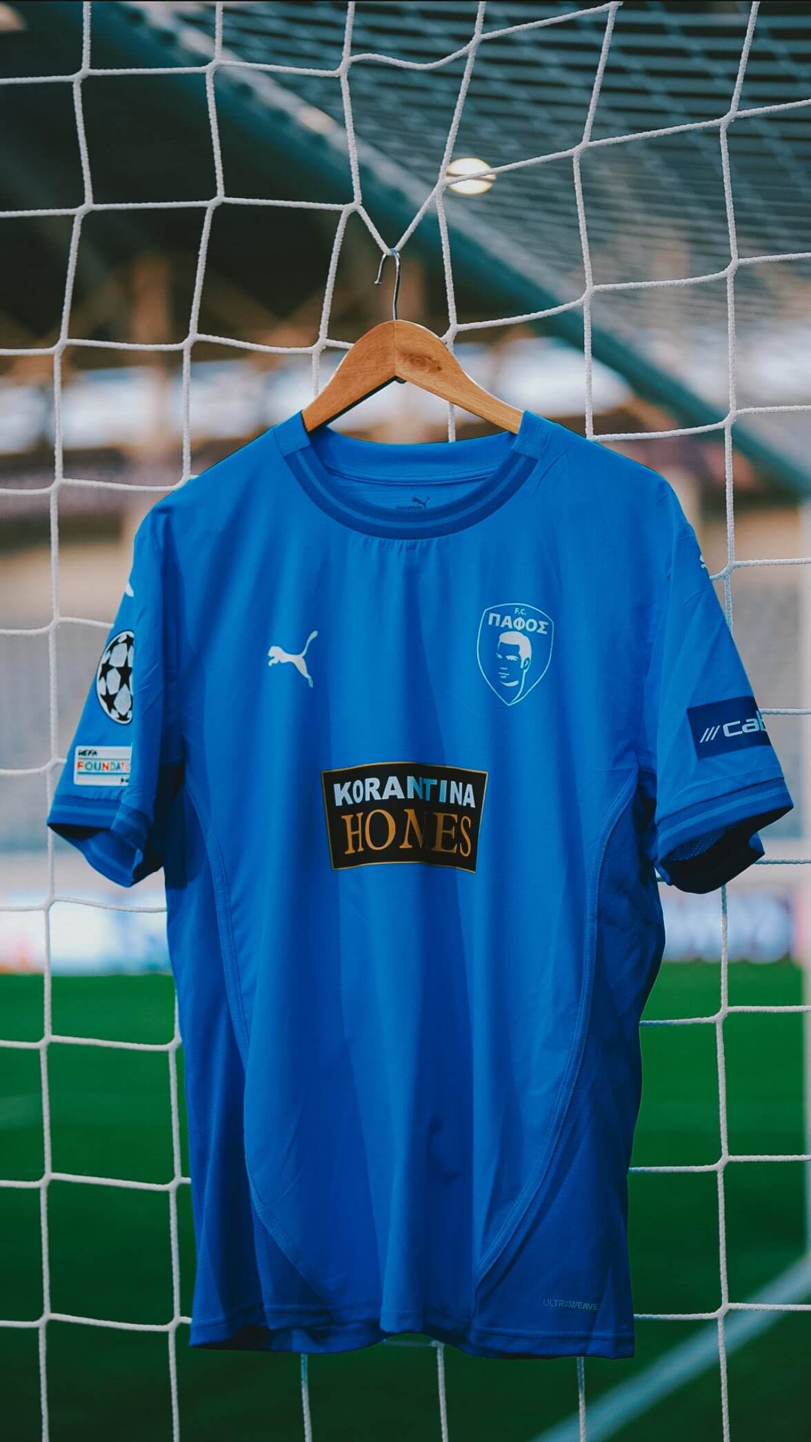 Novas camisas do Pafos FC 2025-2026 são lançadas pela PUMA