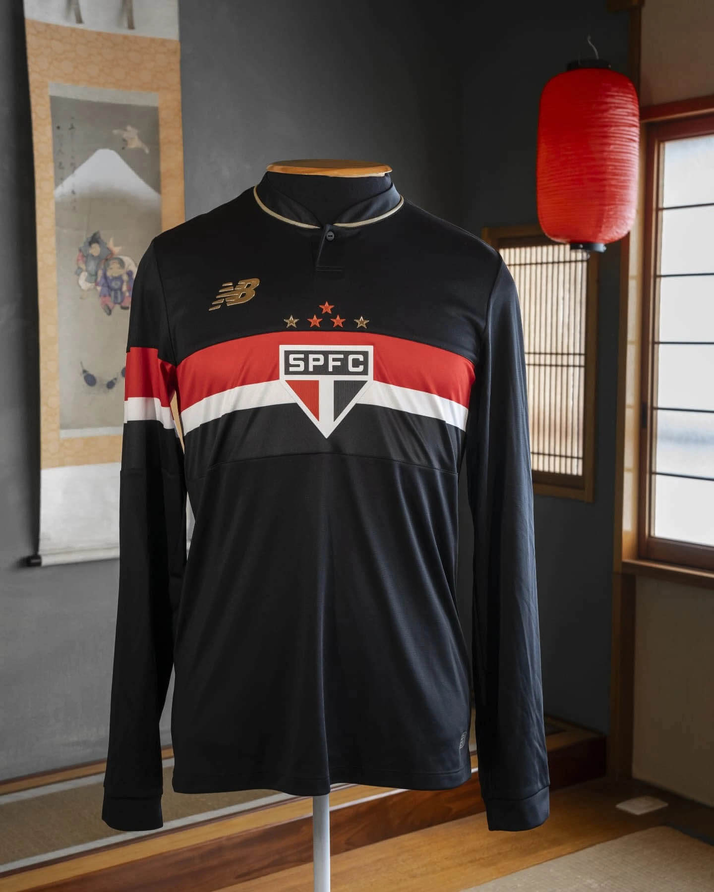 Terceira camisa do São Paulo FC 2025-2026 New Balance Manga Longa