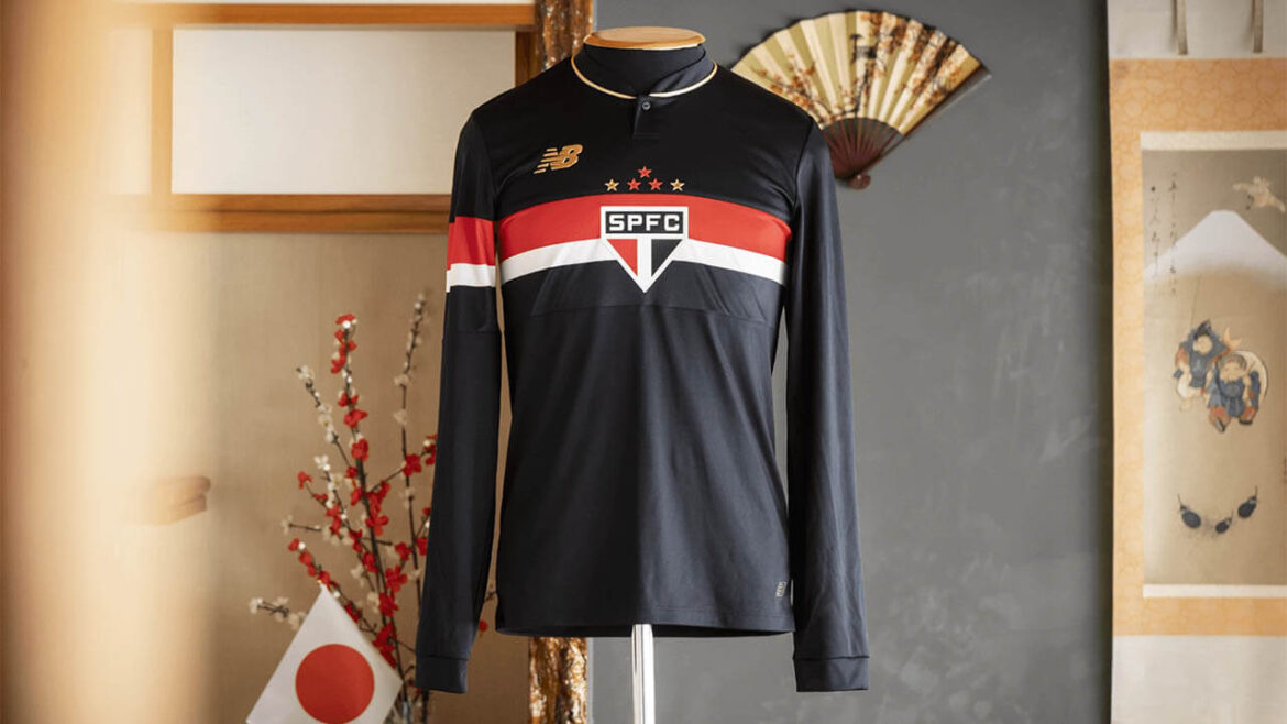 Terceira camisa do São Paulo FC 2025-2026 New Balance Manga Longa