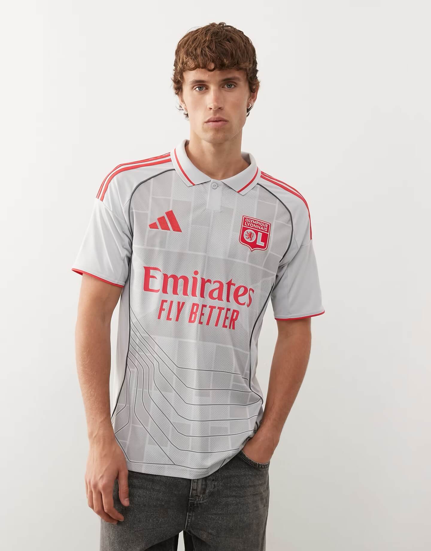 Terceira camisa do Lyon 2025-2026 Adidas