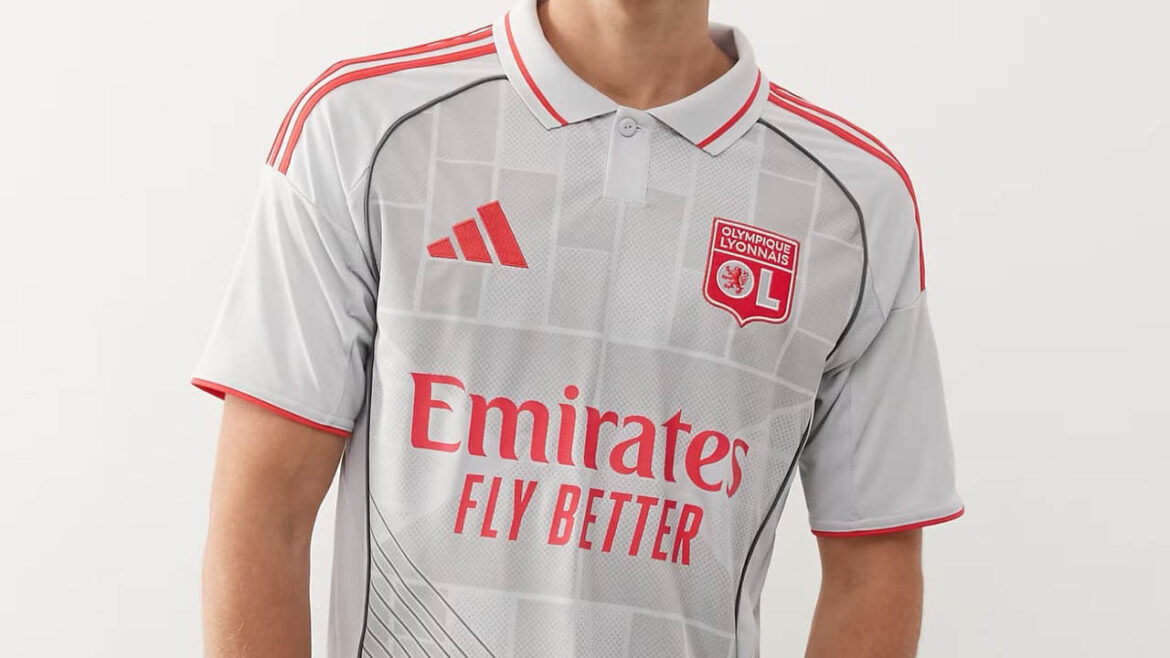 Terceira camisa do Lyon 2025-2026 Adidas