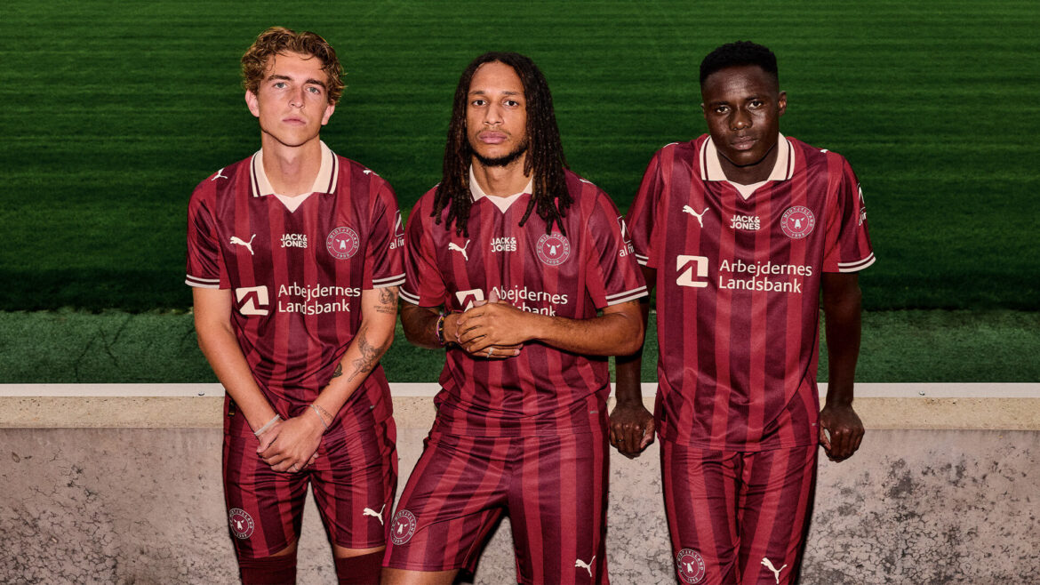 Camisas do FC Midtjylland 2025-2026 são apresentadas pela PUMA