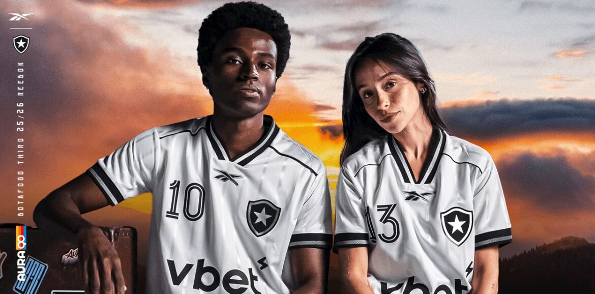 Botafogo lança nova terceira camisa 2025-2026 com a Reebok