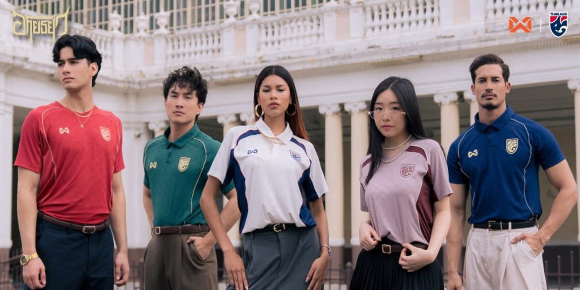 Seleção da Tailândia ganha novas camisas 2025-2026 da Warrix