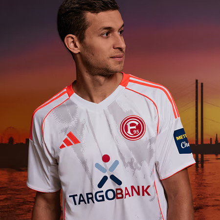 Fortuna Düsseldorf apresenta novas camisas reservas 2025-2026 assinadas pela adidas