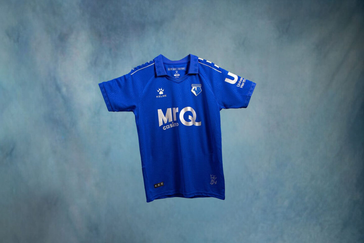 Camisa do Watford FC x Elton John 2025-2026 Kelme 1 Camisa do Watford FC x Elton John 2025-2026 Kelme kit