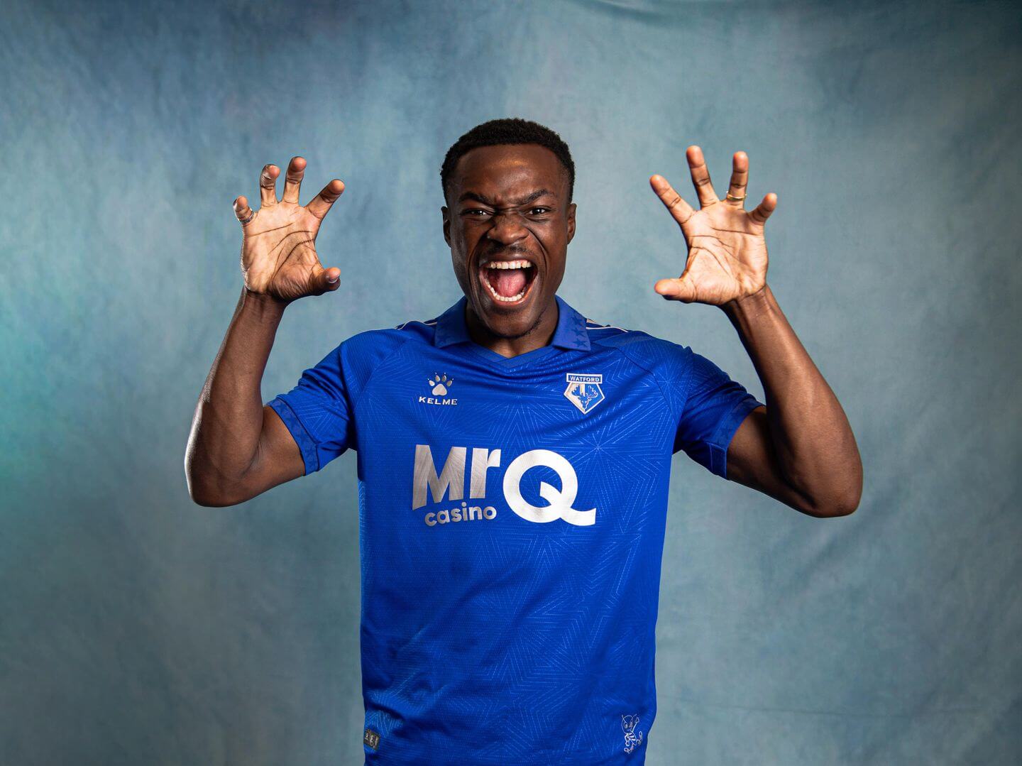 Camisa do Watford FC x Elton John 2025-2026 Kelme kit