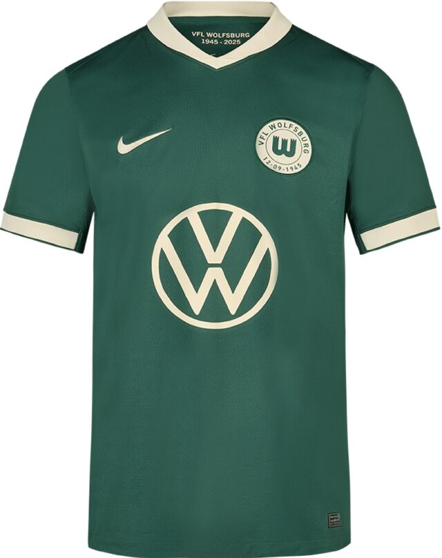 Wolfsburg lança camisa de 80 anos em edição limitada