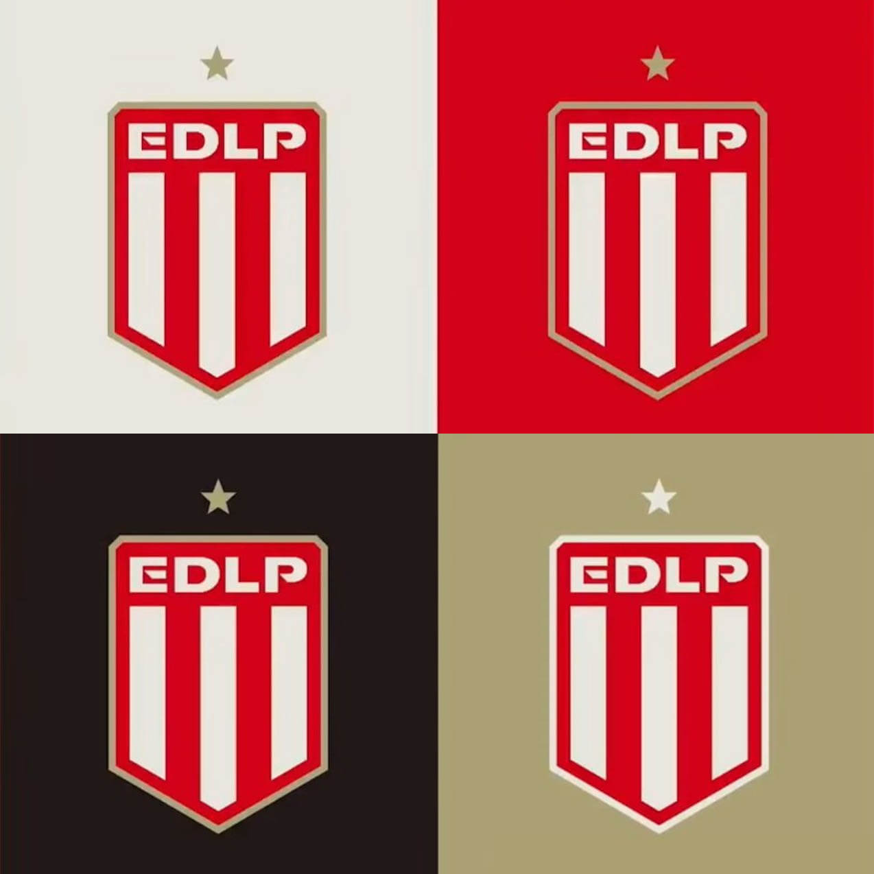 Novo escudo Estudiantes 2025