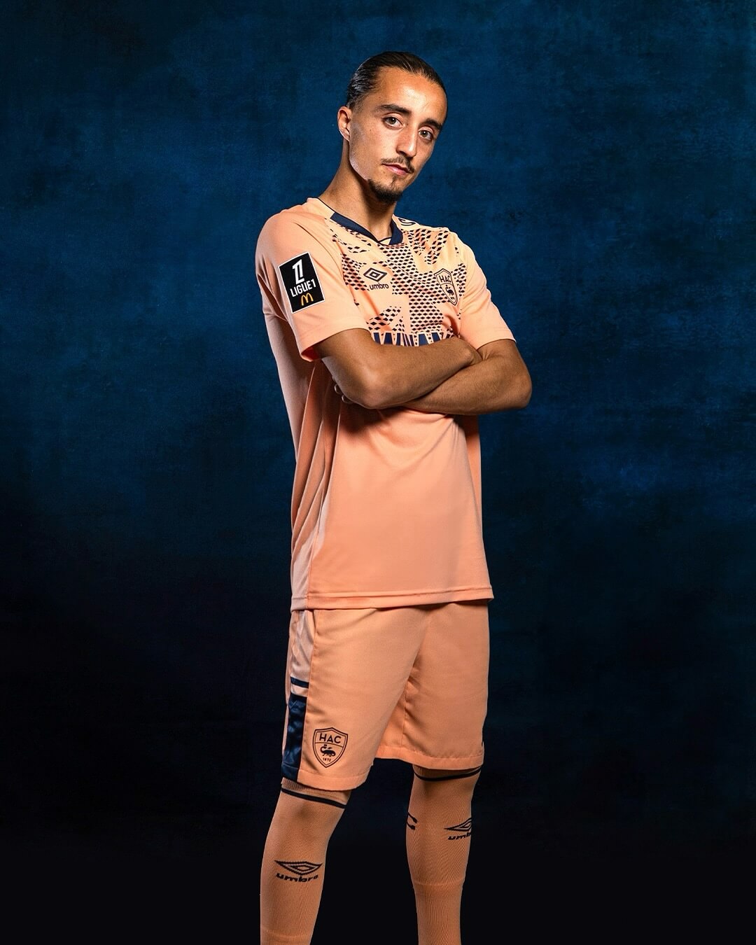 Camisa reserva do Le Havre 2025-2026 Umbro