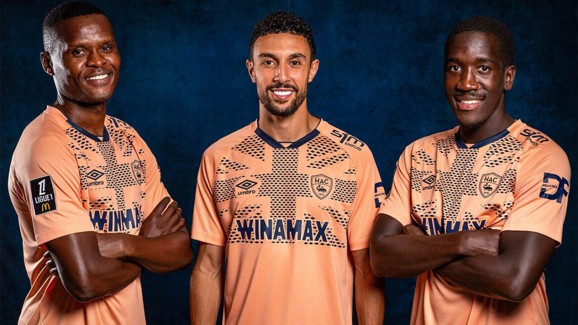 Camisa reserva do Le Havre 2025-2026 Umbro a Camisa reserva do Le Havre 2025-2026 Umbro