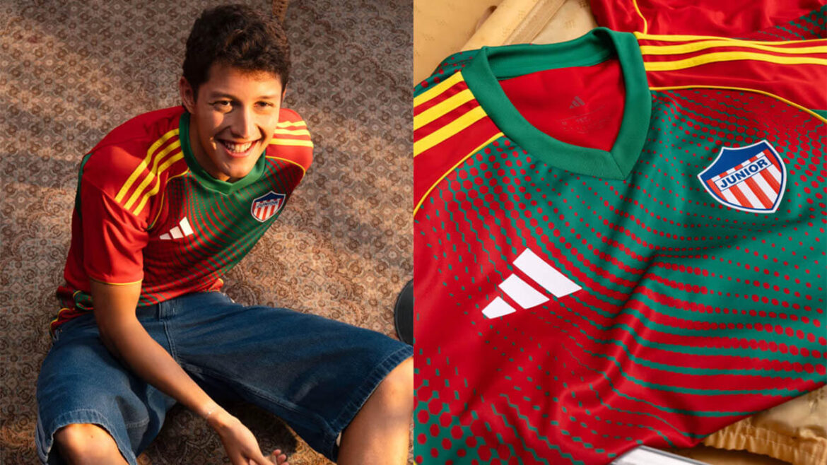 Terceira camisa do Junior Barranquilla 2025-2026 Adidas a Terceira camisa do Junior Barranquilla 2025-2026 Adidas