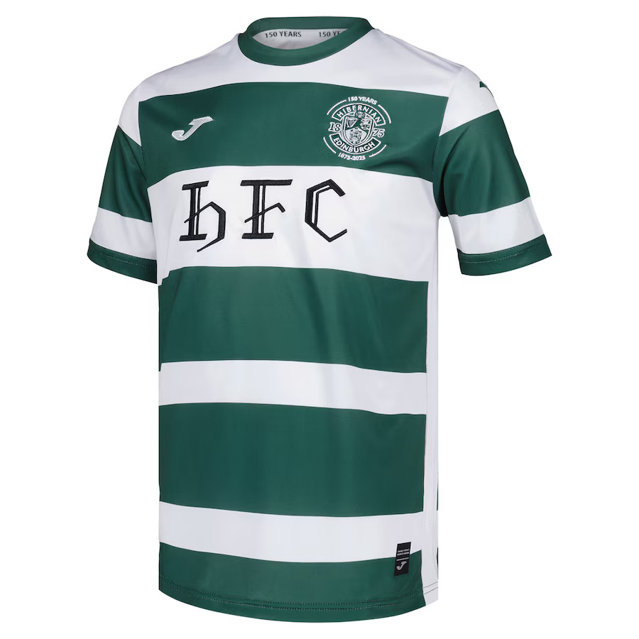Hibernian FC celebra 150 anos com camisa especial