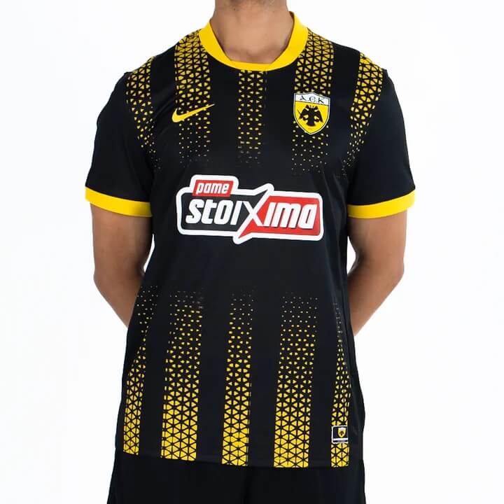 Camisas do AEK Atenas 2025-2026 são apresentadas pela Nike