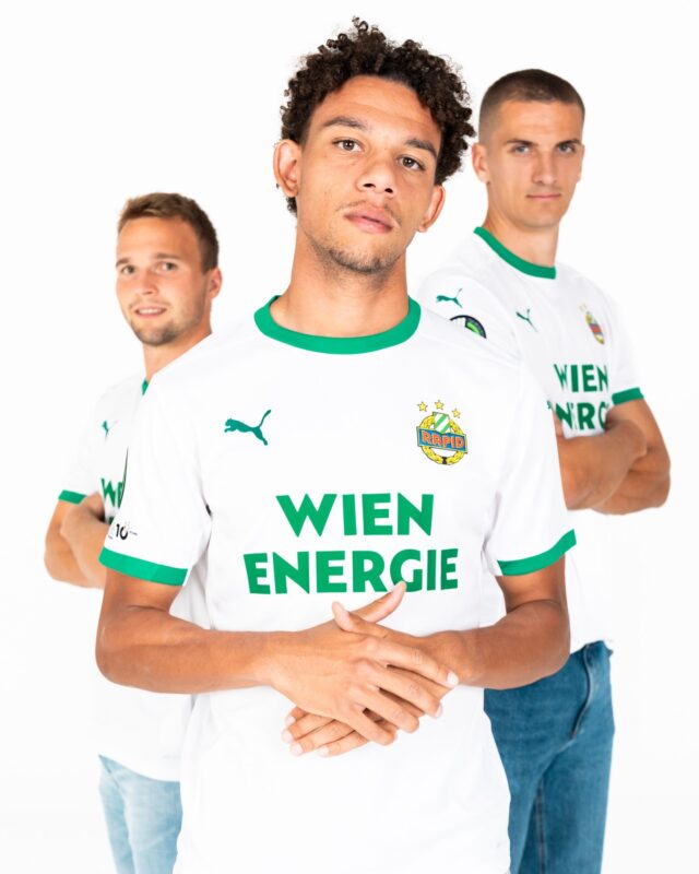 SK Rapid Wien lança nova terceira camisa 2025-2026 com a PUMA