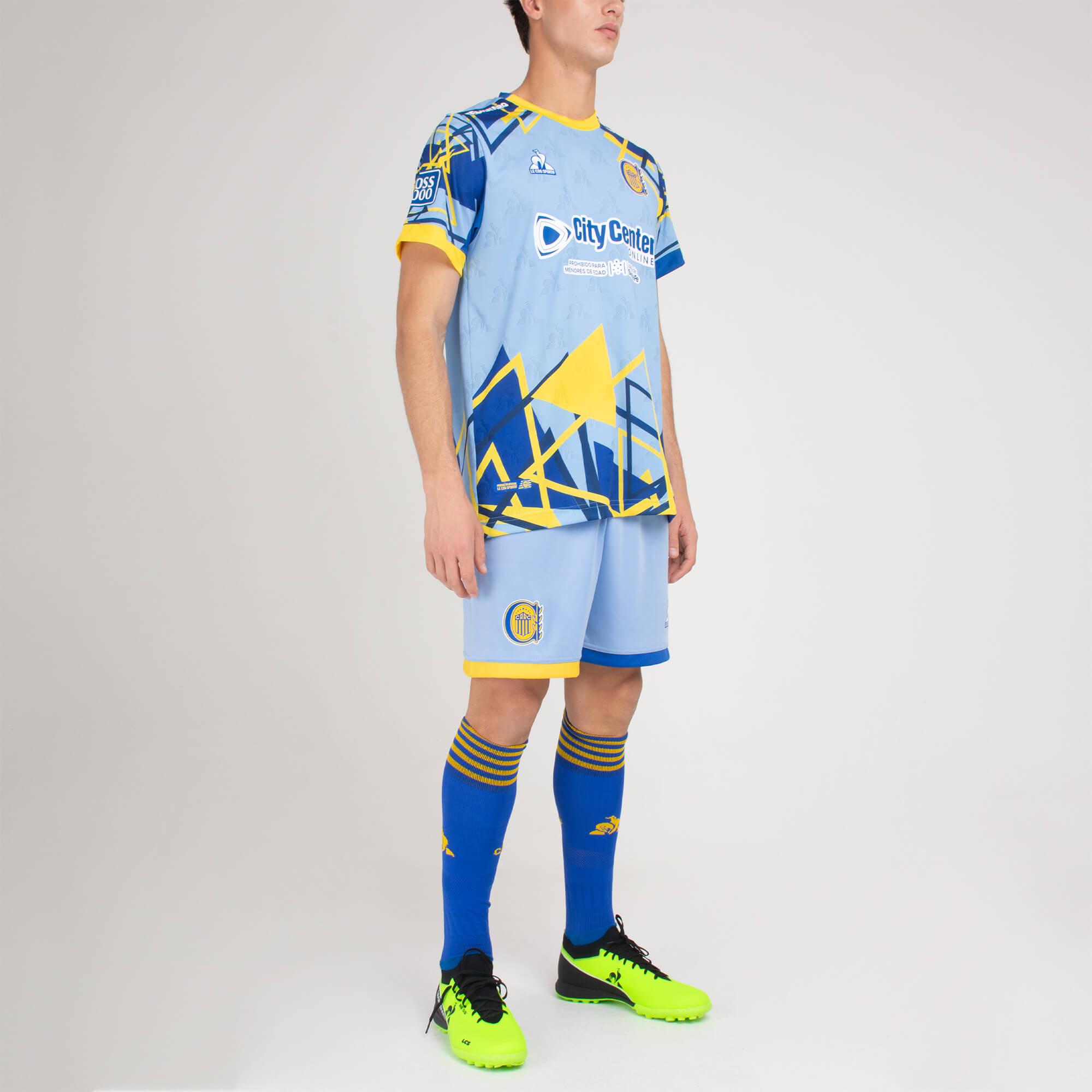 Terceira camisa do Rosario Central 2025-2026 Le Coq Sportif kit
