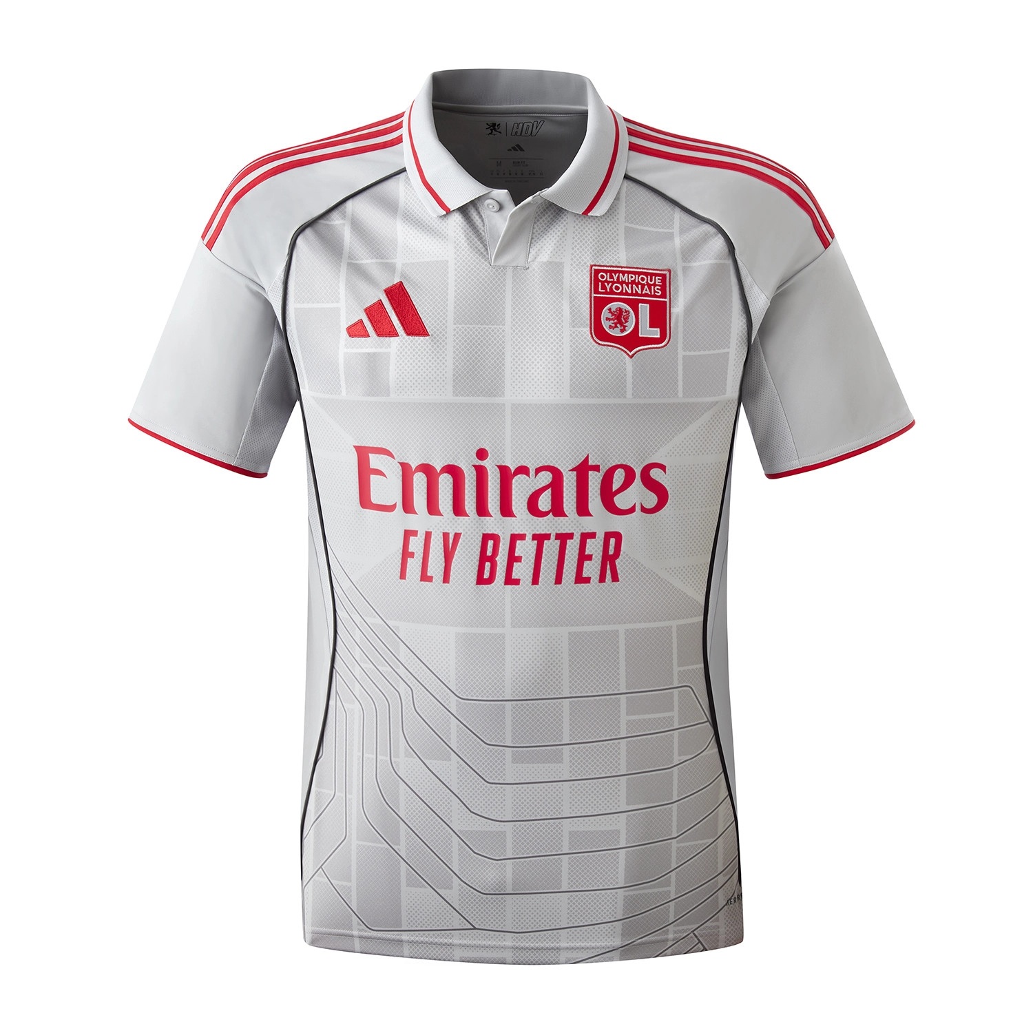 Terceira camisa do Olympique de Lyon 2025-2026 é revelada pela adidas