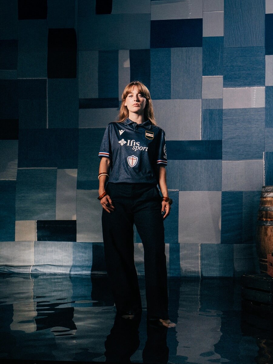 Sampdoria lança nova camisa reserva 2025-2026 com homenagem à moda de Gênova