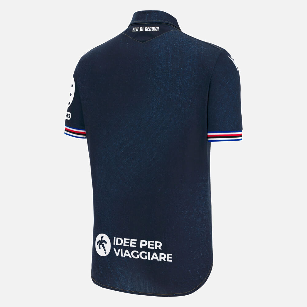 Terceira camisa da Sampdoria 2025-2026 Macron kit