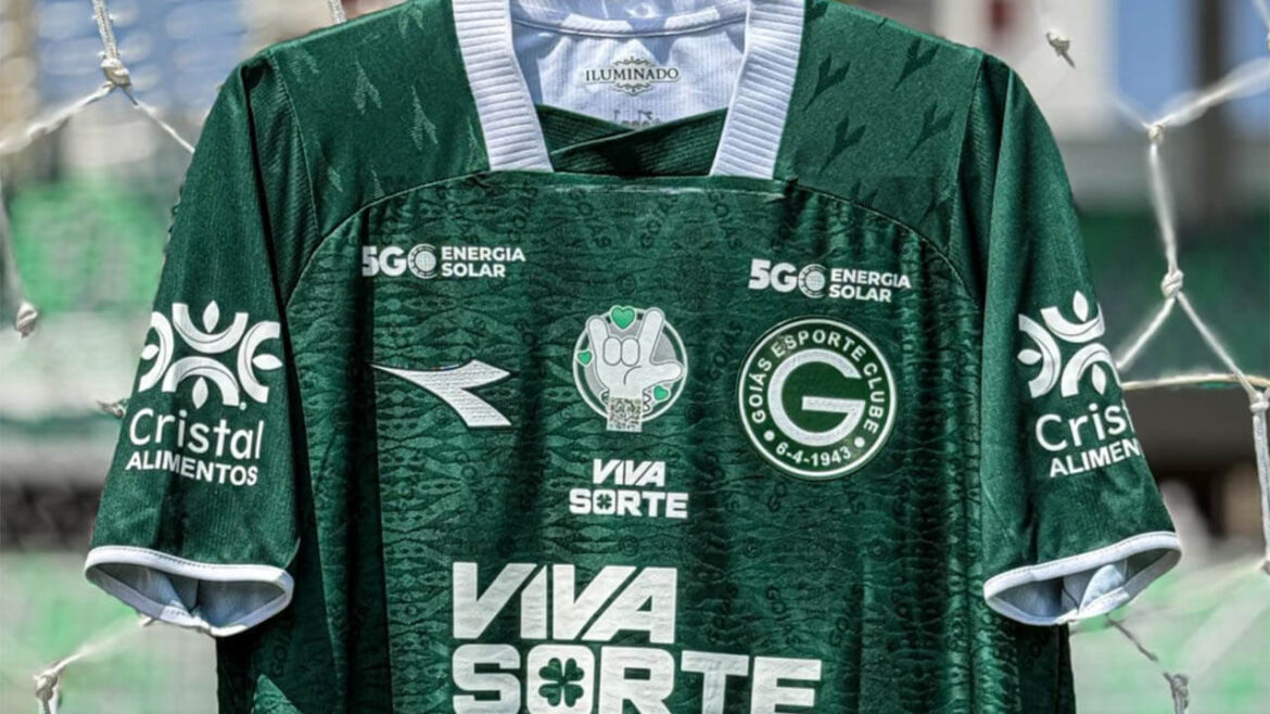 Goiás lança leilão das camisas “Amor Verde em Libras”