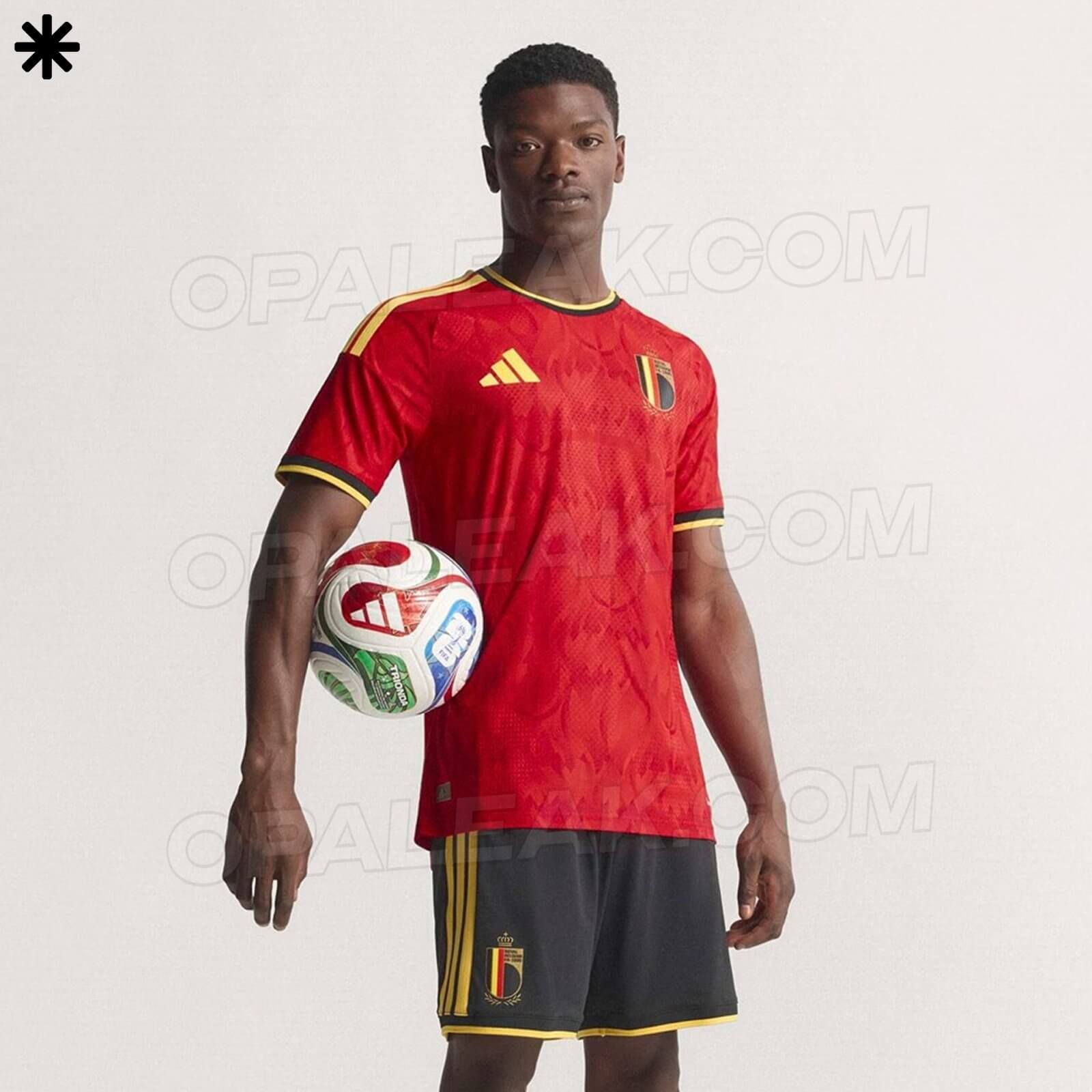 Camisa titular da Bélgica 2026-2027 adidas