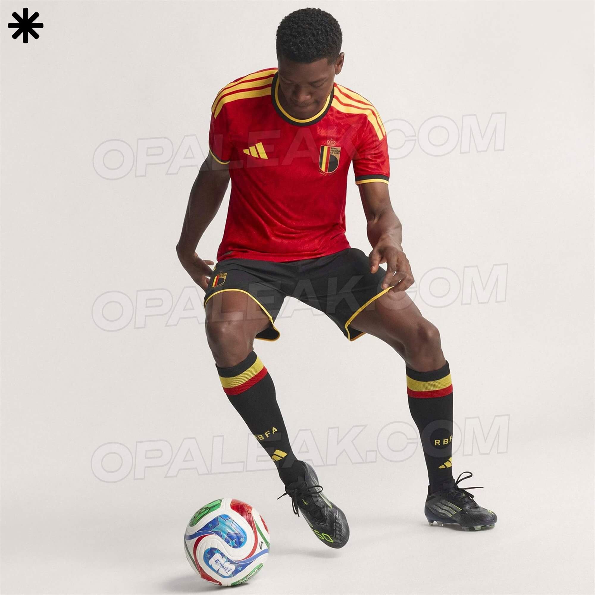 Camisa titular da Bélgica 2026-2027 adidas