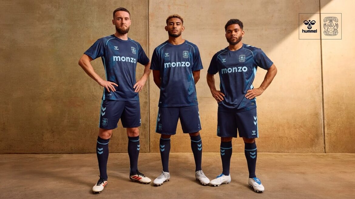 Coventry City FC lança nova terceira camisa da Hummel para 2025-2026