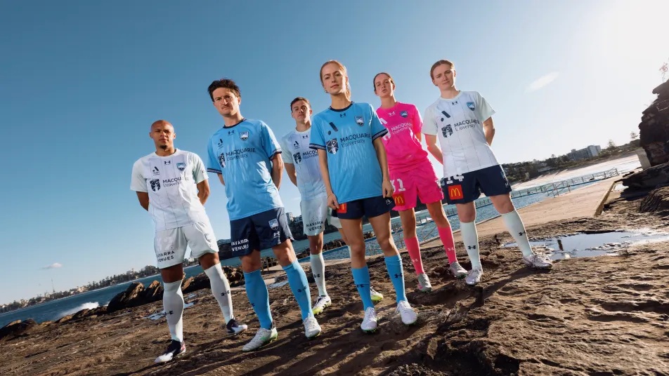 Camisas do Sydney FC 2025-2026 são lançadas pela Under Armour