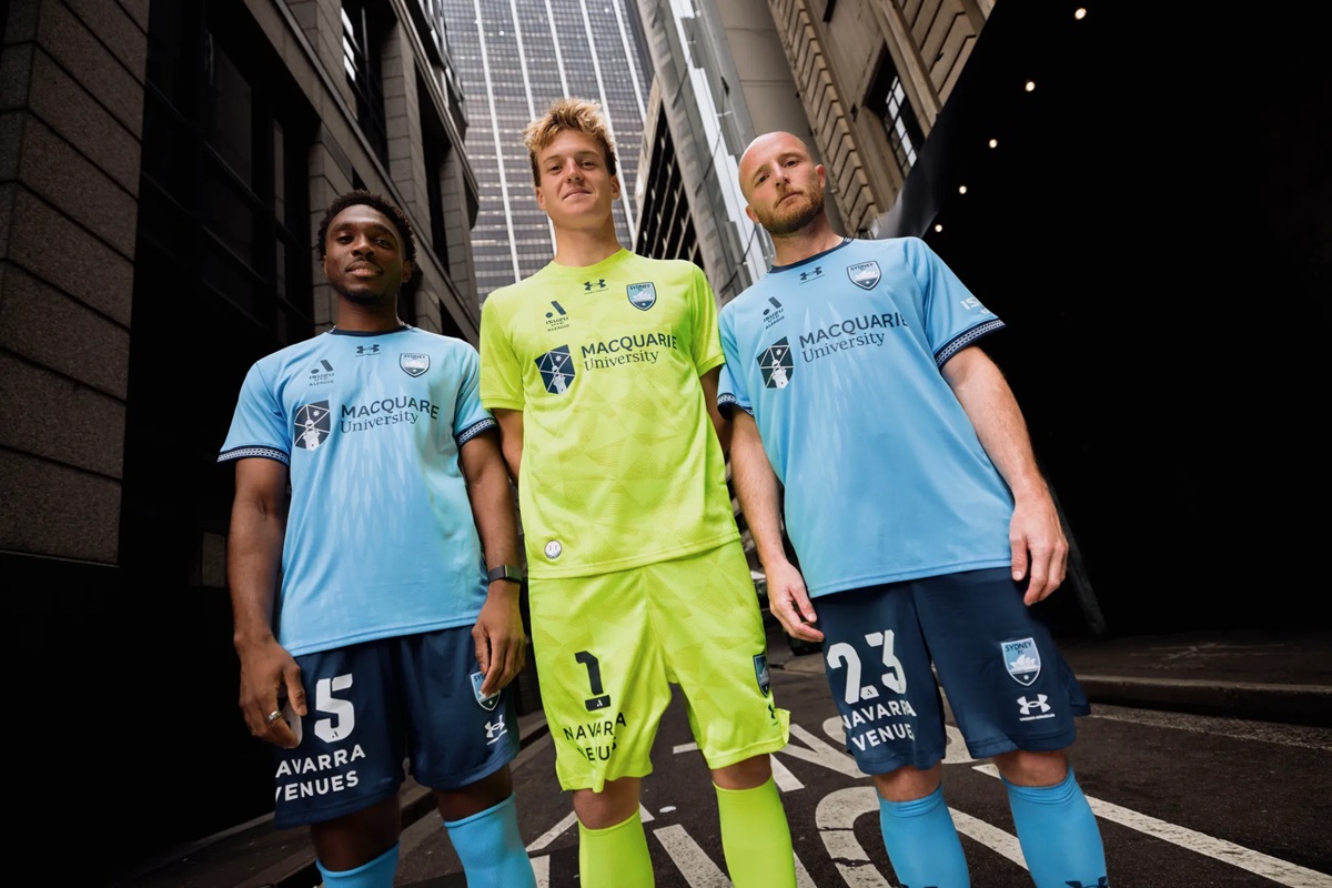 Camisas do Sydney FC 2025-2026 são lançadas pela Under Armour