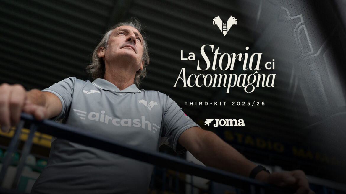 Terceira camisa do Hellas Verona 2025-2026 JOMA