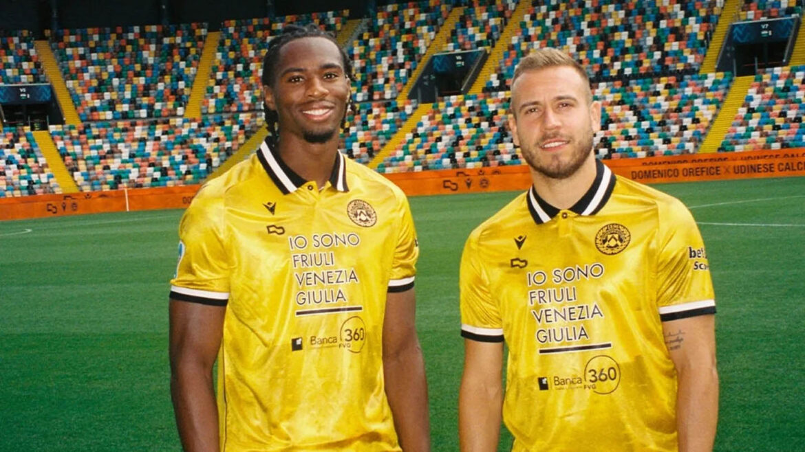 Terceira camisa da Udinese 2025-2026 Macron