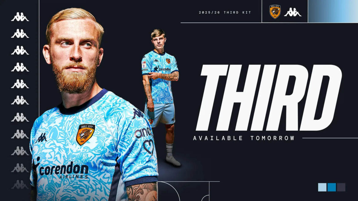 Terceira camisa do Hull City 2025-2026 Kappa