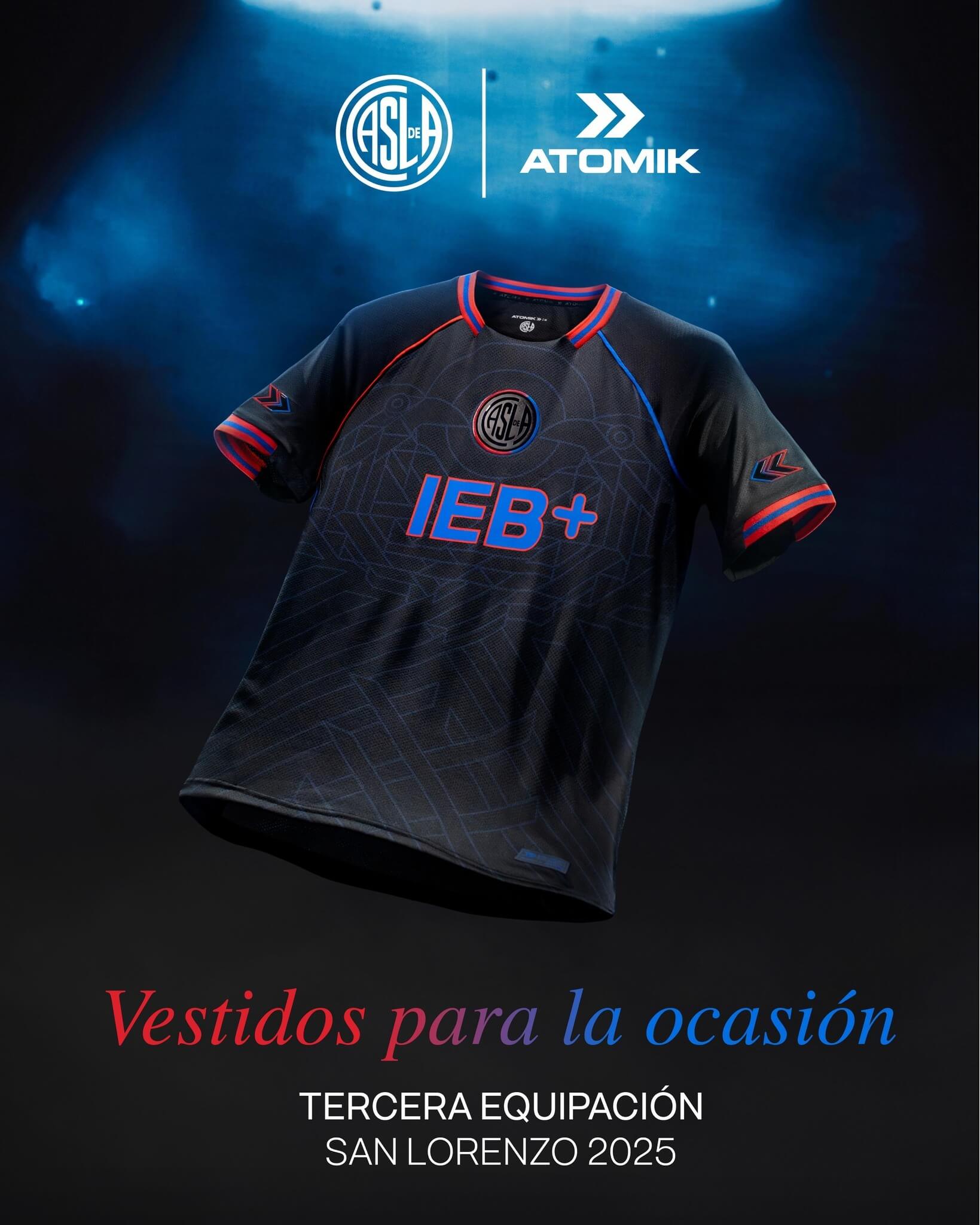 Terceira camisa do San Lorenzo 2025-2026 Atomik