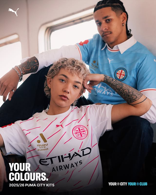 Camisas do Melbourne City 2025-2026 são lançadas pela PUMA