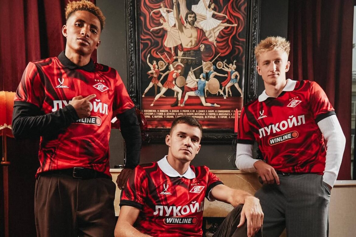 Jögel lança novas camisas do Spartak Moscou 2025-2026
